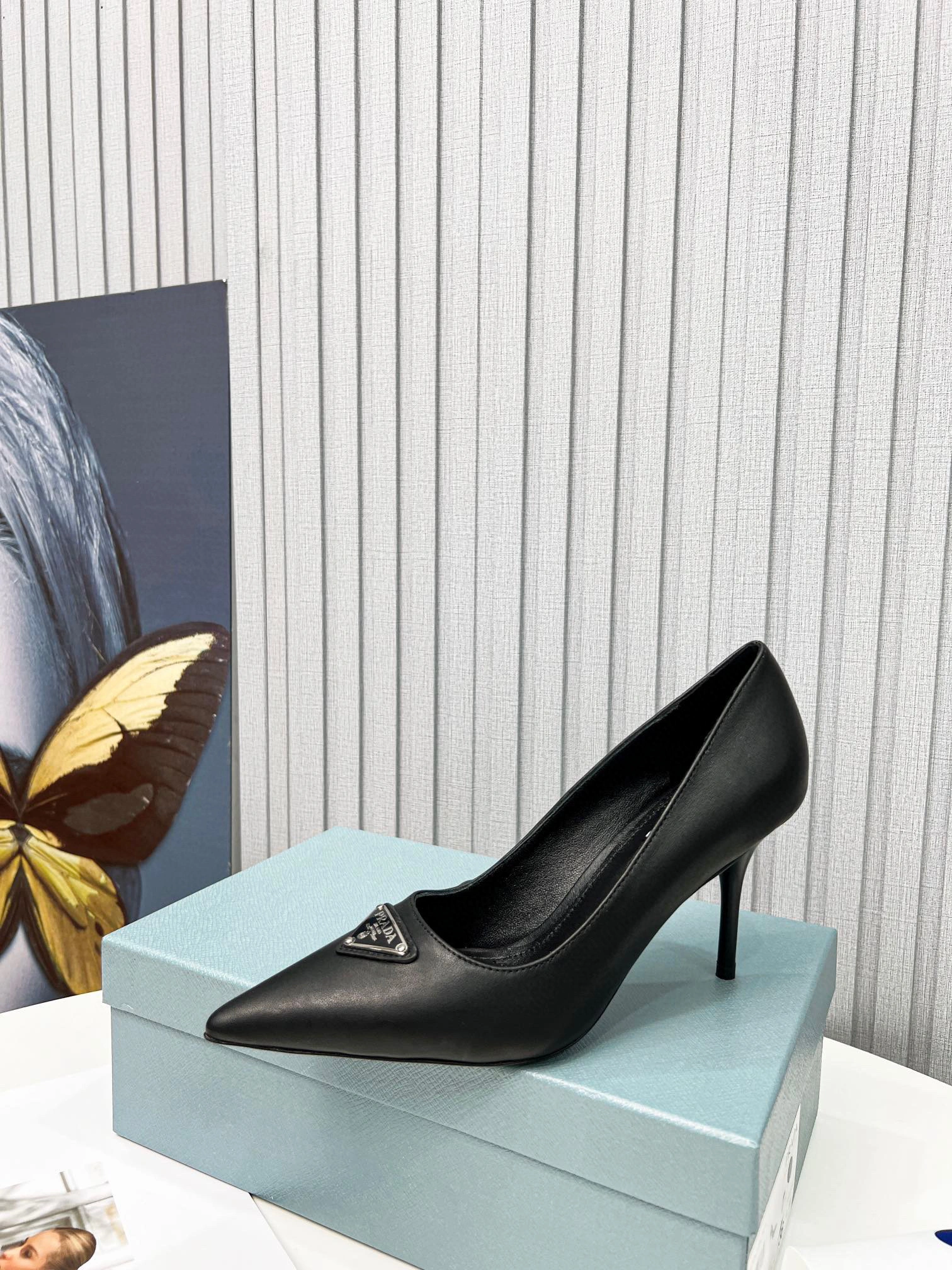 & coco- heel height 8.5cm， Sheepskin item:B-X198J1934